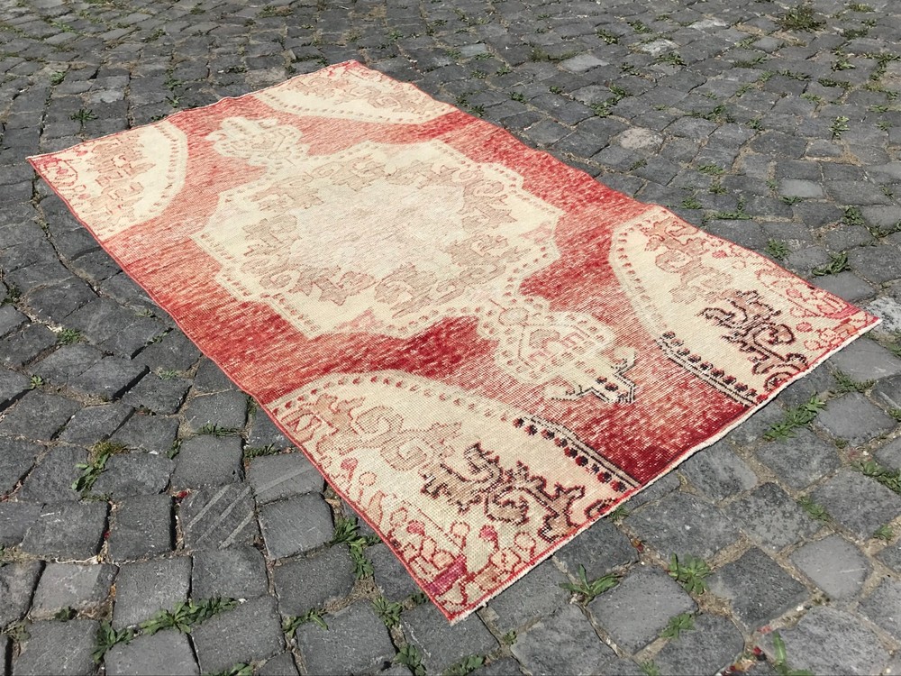 Handmade Rug Turkish Area Rug Vintage Rug Oushak Rug Antique Rug Bohemian Rug