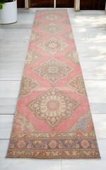 3×13 Runner Vintage Rug Turkish Rug Hand Made Hallway Rug Kitchen Decor Rug