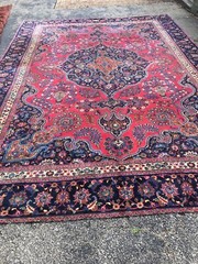 Antique Oriental Rug – 11×16 -handmade – wool
