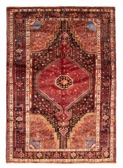 Vintage Traditional Hand-Knotted Area Rug 4’10” x 6’11” Oriental Wool Carpet