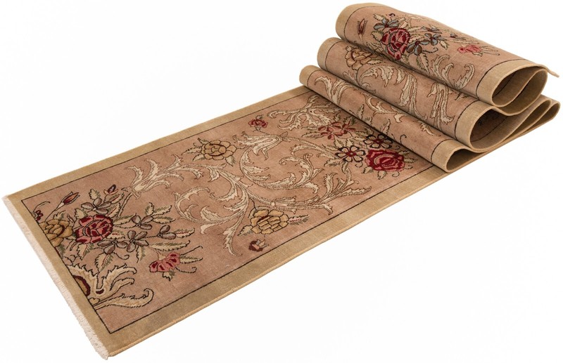 Patina 187 3/8x29 1/2 in Hand Knotted Persian Orientt Carpet Braun Rug gallery