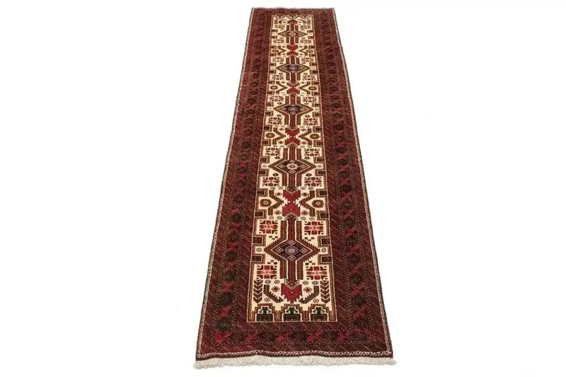 3X13 ft Geometric Tribal Runner Rug Oversized Oriental Hallway Kitchen Carpet gallery