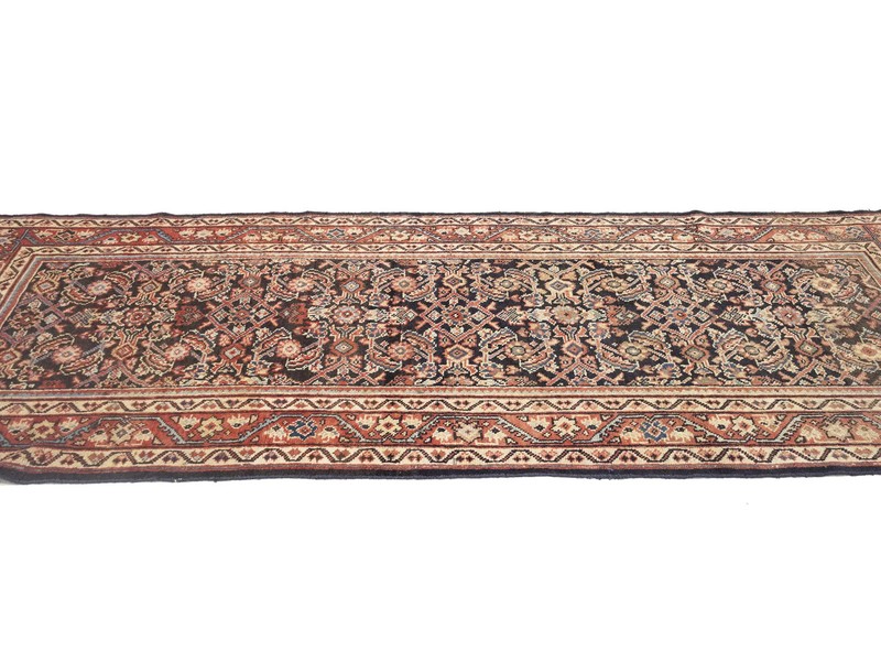 4X10 ft Hand-Knotted Allover Floral Design Oriental Runner Rug Kitchen Carpet gallery