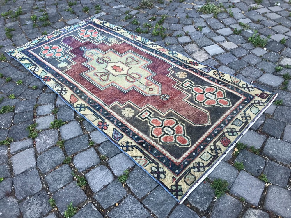 Handmade Rug Turkish Area Rug Vintage Rug Oushak Rug Antique Rug Bohemian Rug
