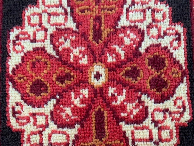Vintage Mid-Century Scandinavian: Long-Pile Rya Shags, Traditional Rug (2x4 ft.) gallery