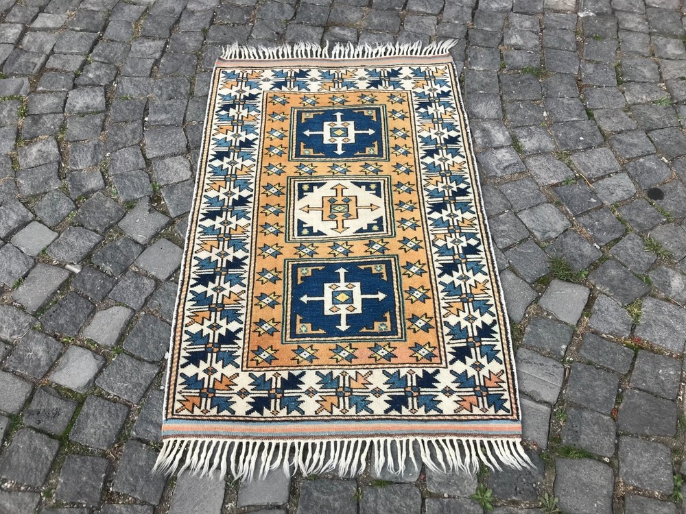 Handmade Rug Turkish Area Rug Vintage Rug Oushak Rug Antique Rug Bohemian Rug