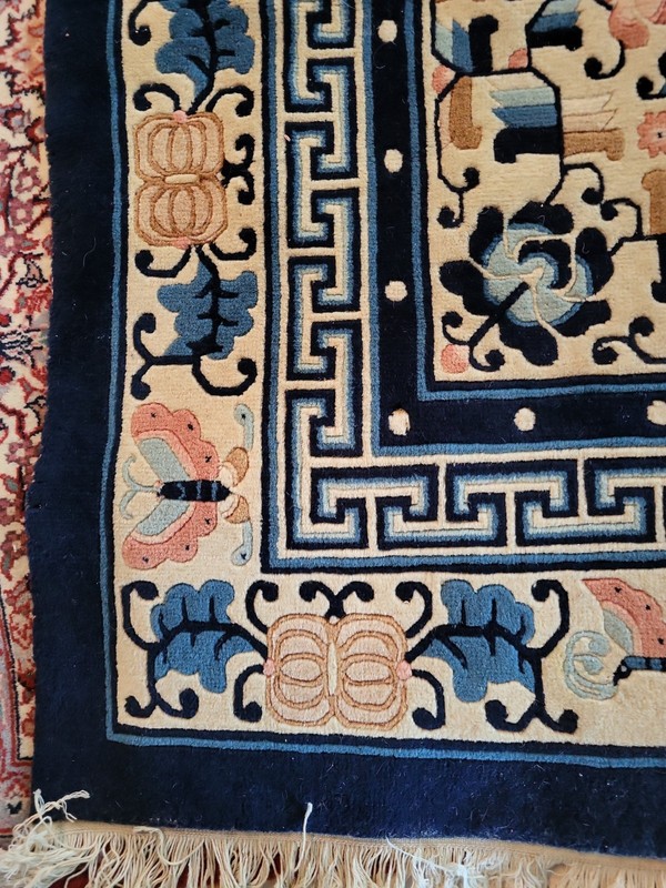 SUMMER SALE! CHARMING HIGH END SEMI-ANTIQUE 1960S CHINESE ART DECO RUG 6X9 gallery
