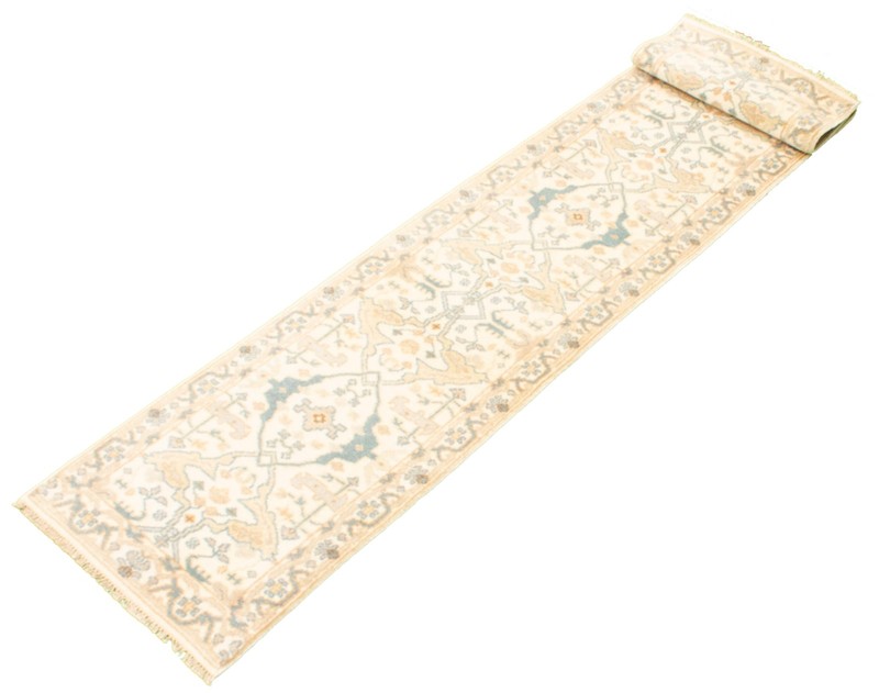 2'5" x 11'8" Vintage Hand-knotted Runner Rug Traditional Oriental Wool Carpet gallery
