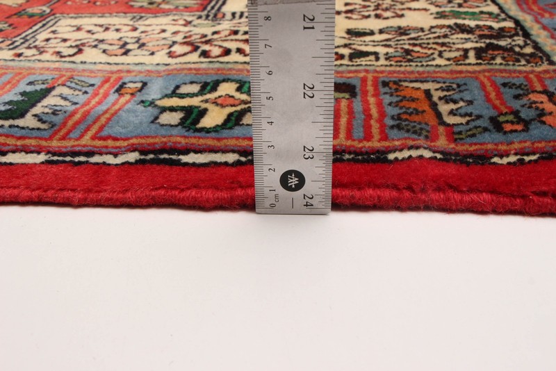 Vintage 3'5" x 5'1" Traditional Hand Knotted Vegetable Dye Wool Area Rug gallery