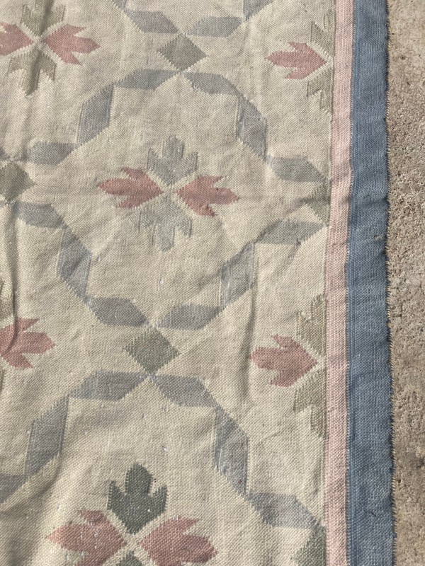 Vintage Traditional Handmade Lovely Turkish Floral Floor Rug Carpet 167x113 cm gallery