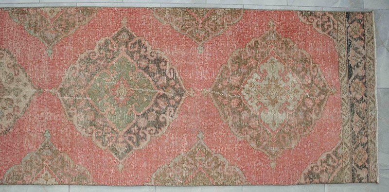 3x12 Runner Rug Turkish Hand-knotted - Hallway Runner Entryway Rug Kitchen Decor gallery