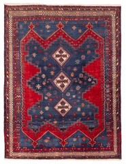 Vintage 5’11” x 7’7″ Traditional Hand Knotted Vegetable Dye Wool Area Rug