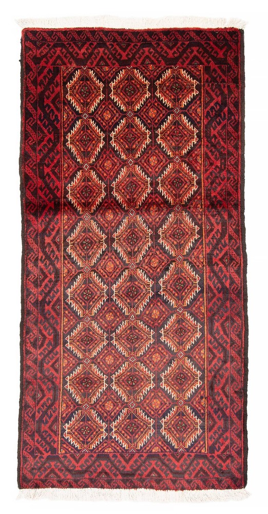 Vintage Hand-Knotted Carpet 3'1" x 5'9" Traditional Oriental Wool Area Rug