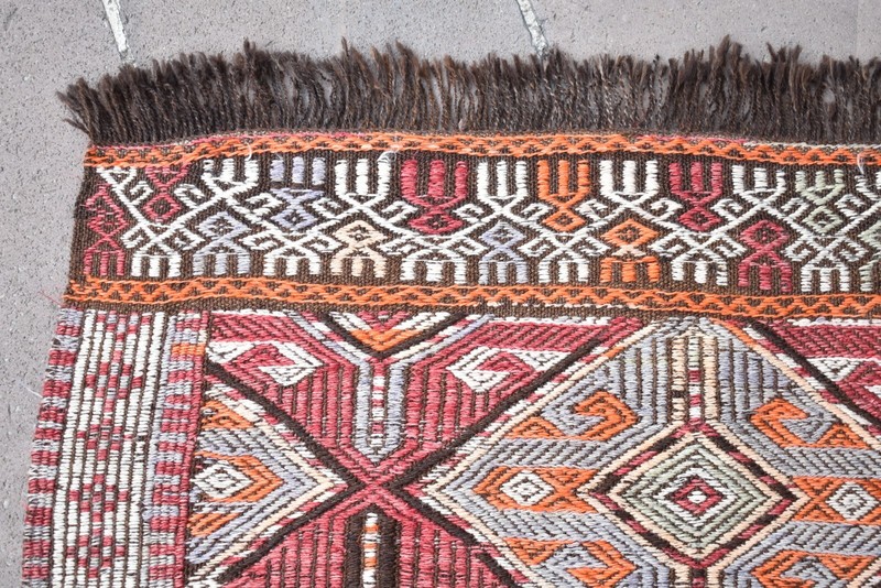 Vintage Turkish Rug 34'' x 49'' Anatolian Taurus Mountain Nomadic Woven Wool Rug gallery