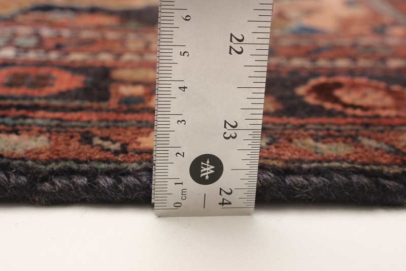 3'7" x 10'4" Vintage Hand-knotted Runner Rug Traditional Oriental Wool Carpet gallery