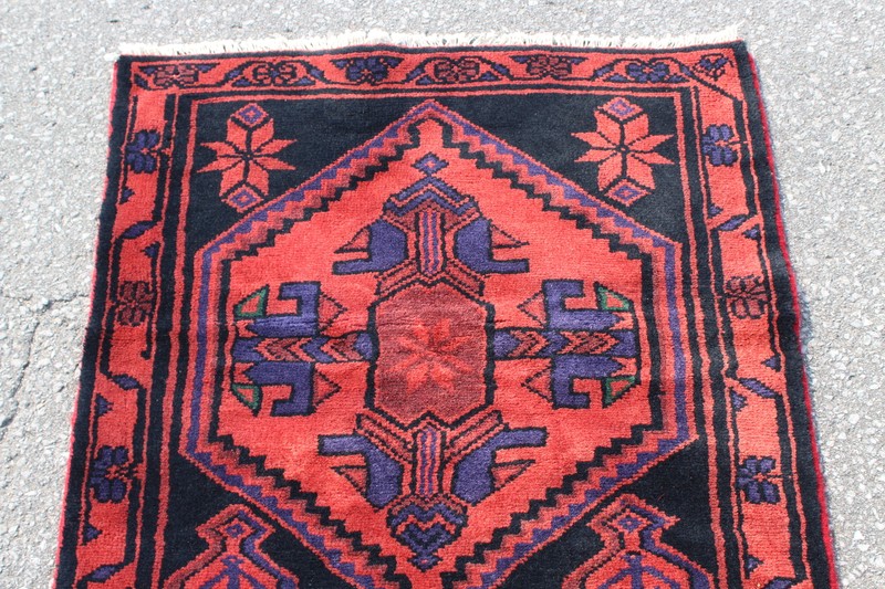 Tribal Vintage Colorful Afghan 2' 10" x 6' 12" Pink Handmade Area Rug gallery