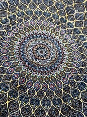 3 x 5 Feet Dome Design Fine Quality Silk Area Rug Mid Size Carpet Living Room