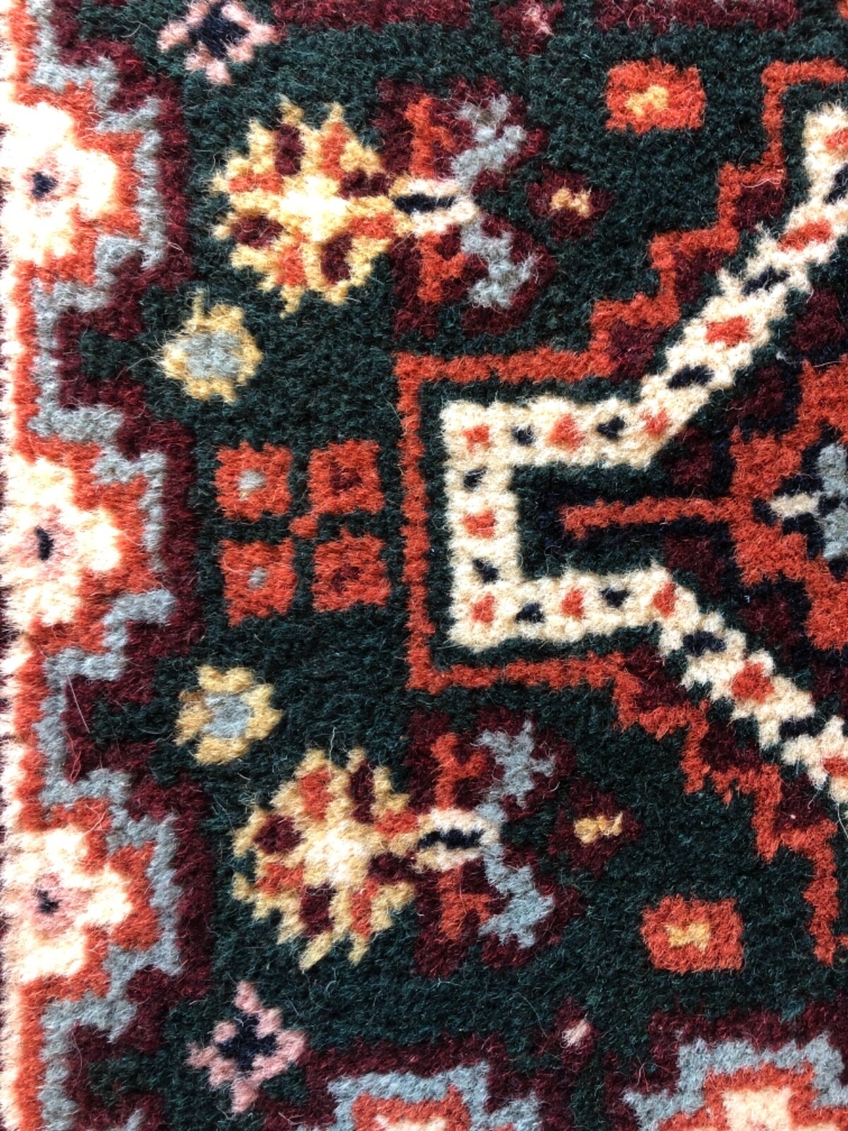 vintage hand knotted wool rug gallery