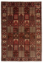 Vintage 6’9″ x 10’0″ Traditional Hand Knotted Vegetable Dye Wool Area Rug