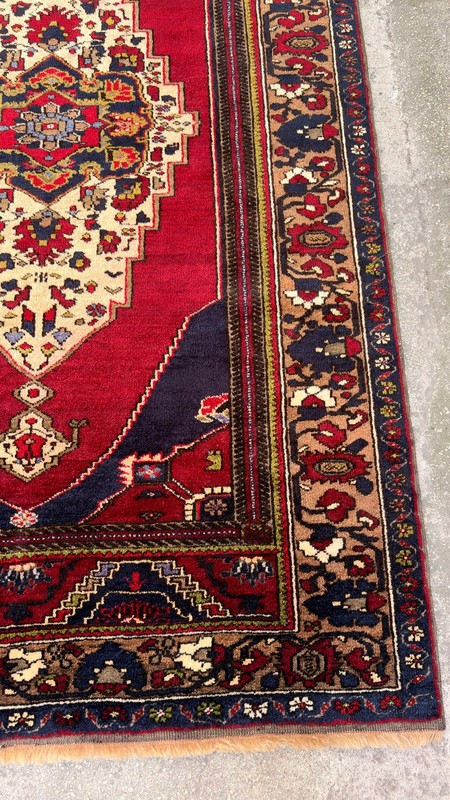 4'4'' X 7'7'' Vintage Carpet Natural Village Rug Handmade Rug.SKU:T1743 gallery