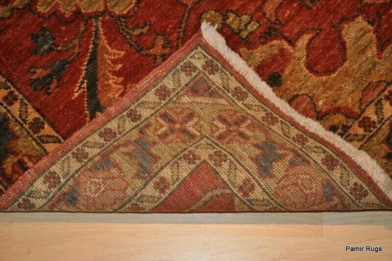 _HALL_RUNNER_RUG_9' FT. hall-runner rust, orange, grey army green mahogany heriz gallery