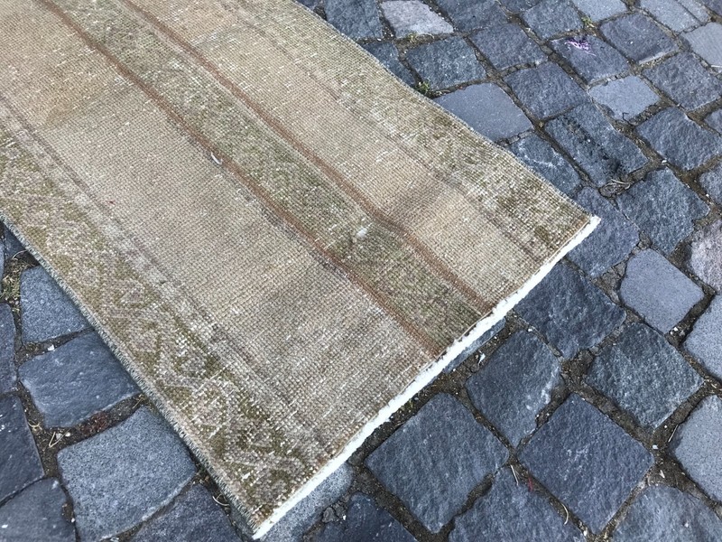 Handmade Wool Rug, Bohemian Area Rug, Turkish Vintage Rug, Home Decor, 1,7x3,6ft gallery