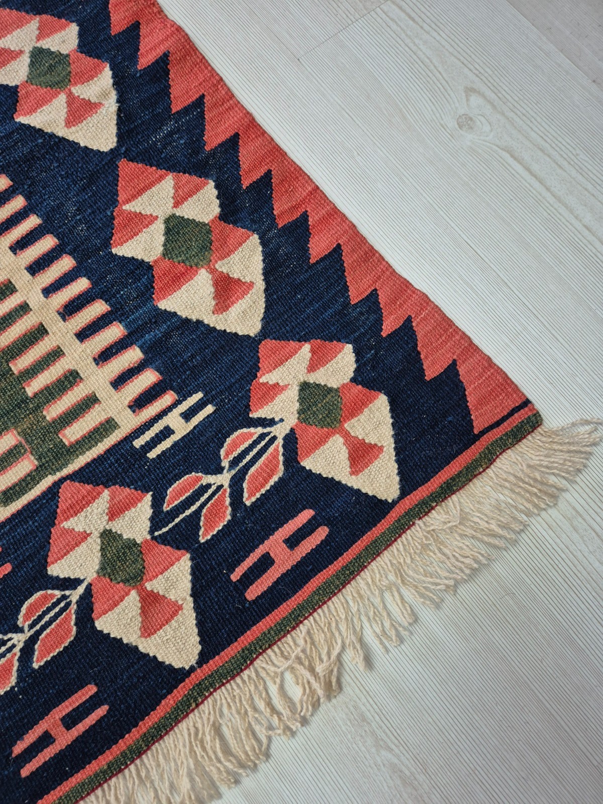 Antique Anatolian Karapınar Kilim Rug - 45x67 in - Woven Unraveled Vintage Yarns gallery