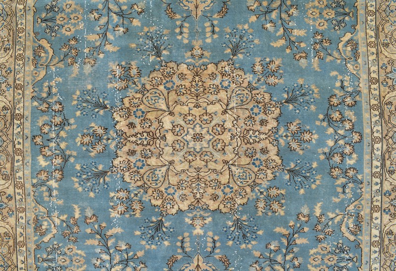 Turkish Rug 82''x117'' Vintage Light Muted Color 6x9 Rug Oushak Rug 210x298cm gallery