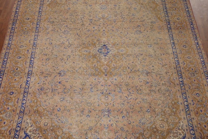 Distressed Living Room Area Rug 10x13 Classic Handmade Floral Traditional Carpet gallery