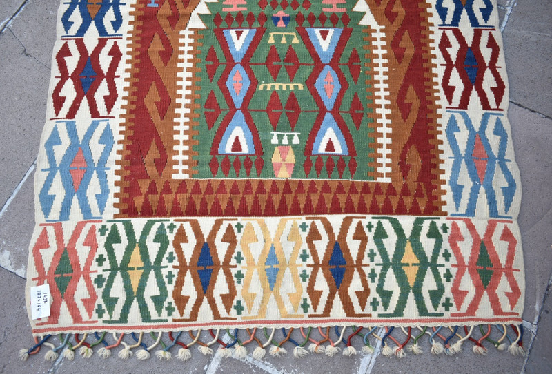 Vintage Turkish Rug 48'' x 64'' Anatolian Kayseri Prayer Rug Home Decor Wool Rug gallery