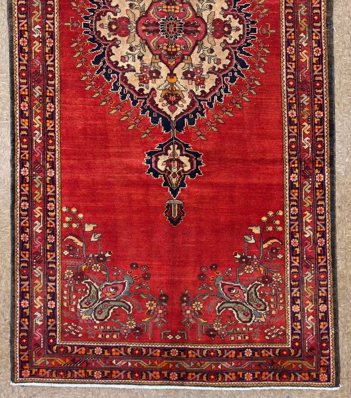 5x11 Vintage Meshkin Hand Knotted Wool Tribal Hall Runner Oriental Area Rug Red gallery