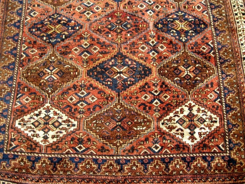 AMAZING 1900 ANTIQUE FULL PILE SMALL RUG EXCEPTIONAL PIECE GREAT COLORS gallery
