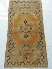 Luxury Oushak Antique Rug Beige Medium Carpet Na