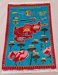 Handmade Afghan Tribal Historical Opium War Rug Area History War Rug 120×80 Cm