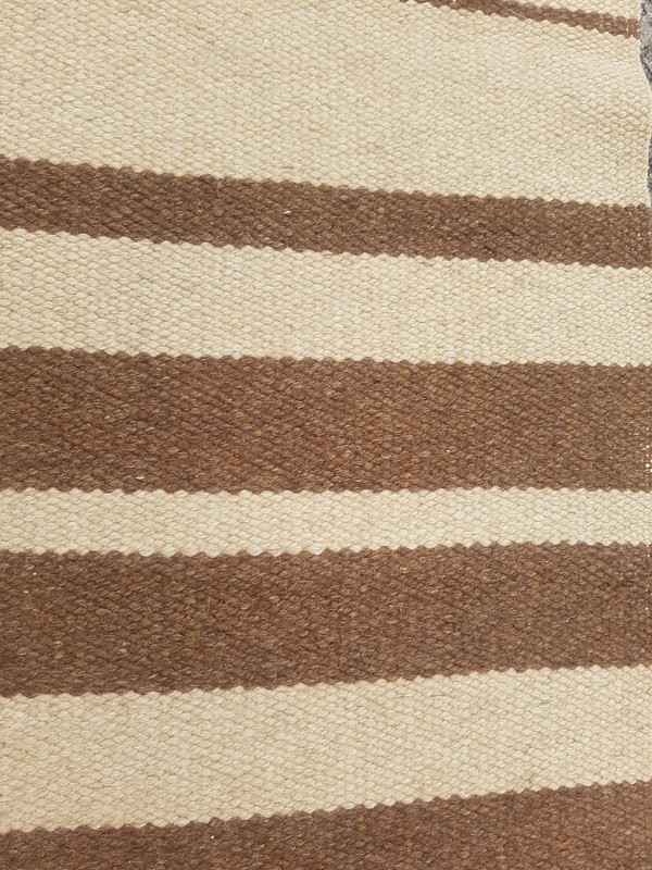Vintage Handmade Traditional Geometric Brown Kilim Floor Rug Carpet 116x59cm gallery