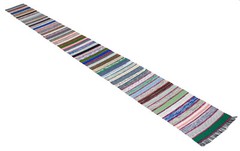 Striped Runner Rug Stair Tread Hand MADE Extra Long Kilim Ragrug 1.8 x 19.8 Ft