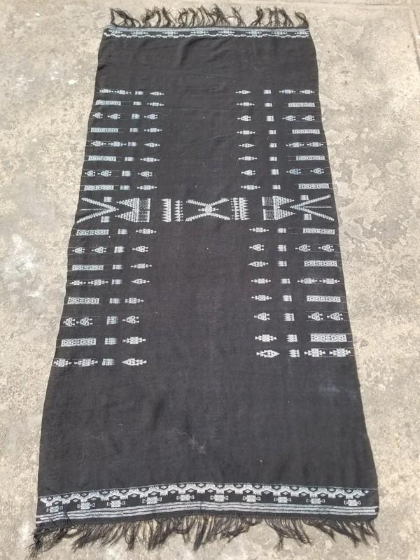Vintage Traditional Handmade Tunisian Bakhnoug Wedding Shawl 6.5x3.1 ft gallery