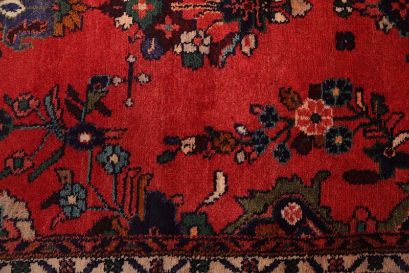 Vintage Hand-knotted Runner Rug 2'7" x 9'4" Traditional Oriental Wool Carpet gallery