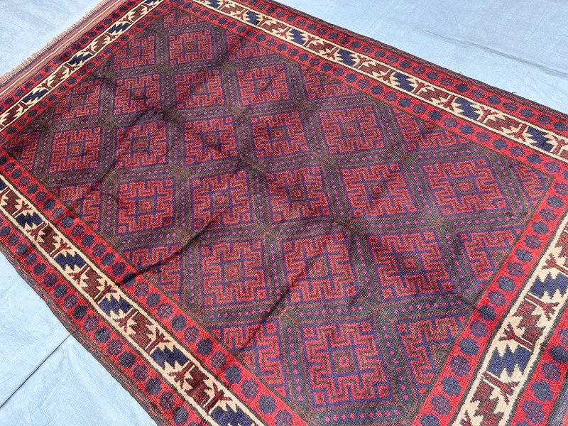 5 X 8 ft Vintage Beautiful Natural Vegetable Dye Jamshiri Maldari Nomad Carpet gallery