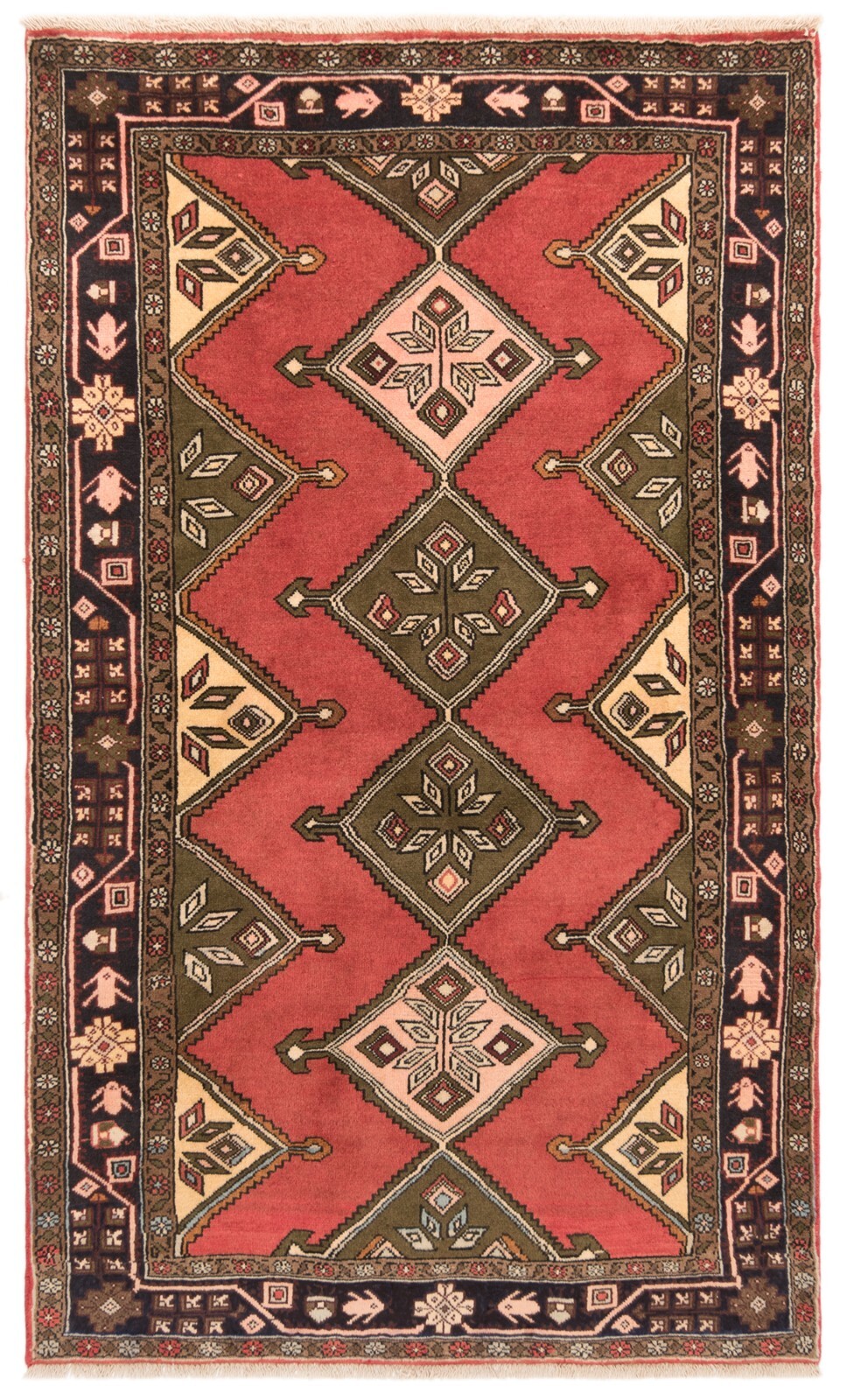 Koliai 168x100 cm Hand Knotted Oriental Rug Nomadic Red gallery
