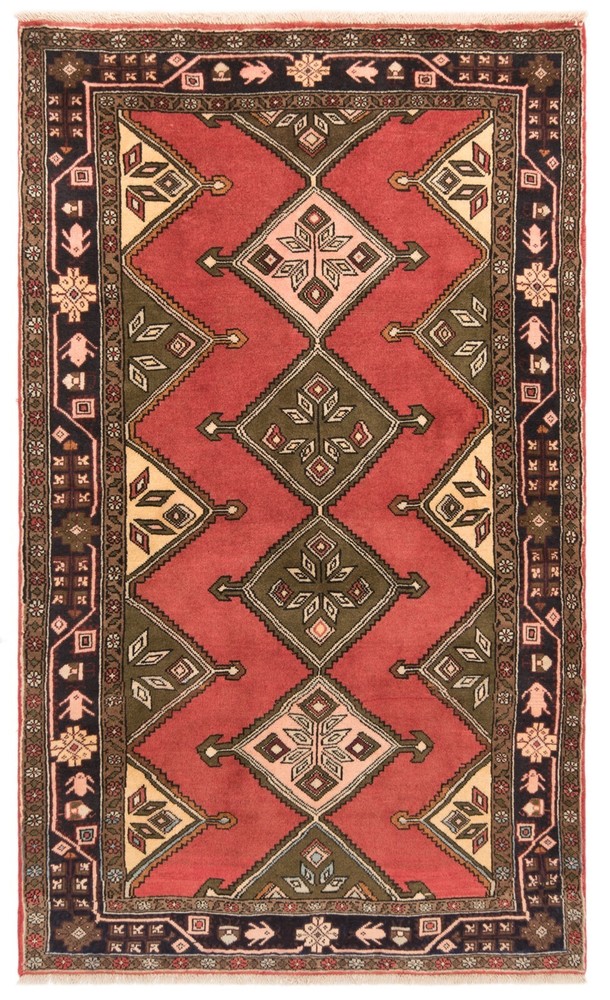 Koliai 168x100 cm Hand Knotted Oriental Rug Nomadic Red