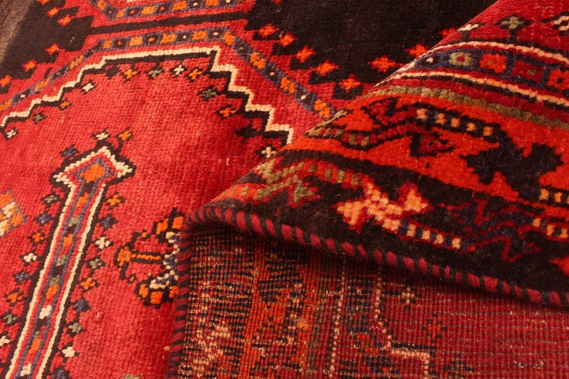 Vintage Traditional Hand-Knotted Area Rug 4'11" x 6'9" Oriental Wool Carpet gallery