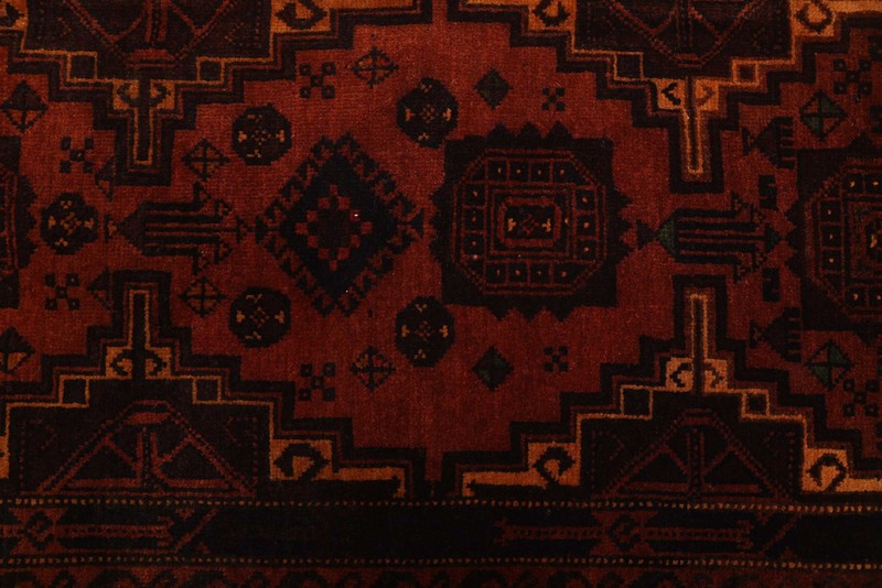 Vintage Hand-Knotted Area Rug 3'8" x 6'8" Traditional Oriental Wool Carpet gallery