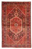 Vintage Hand-Knotted Area Rug 4'6" x 7'1" Traditional Oriental Wool Carpet gallery