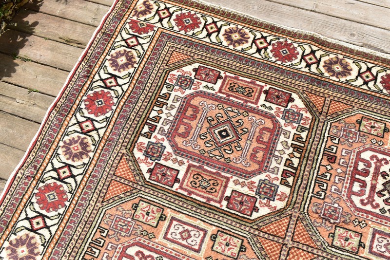 Turkish Rug 58''x86'' Bunyan Carpet Vintage 149x221cm Fashion Decor 4x7 Rug gallery