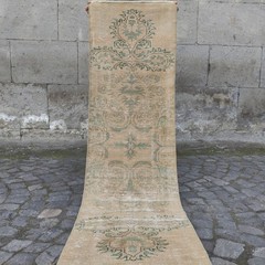 Old 2×7 Turkish rug 1.97 x 6.53 ft Vintage Handmade rug 60 x 199 cm runner