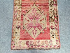 2.8 x 13 Ft, Antique rug 3×13, Turkish runner 3×13 vintage, Tribal Herki rug