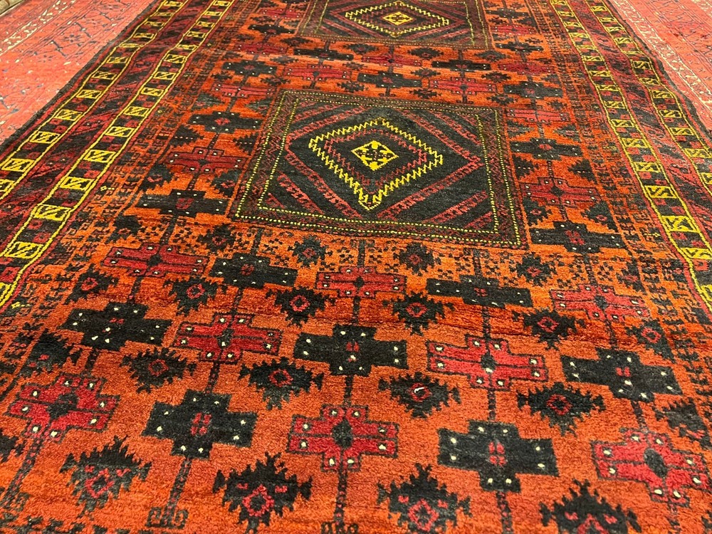 125 X 285 CM Stunning Natural Vegetable Dye Tribal Latif Khani Hallway Runner