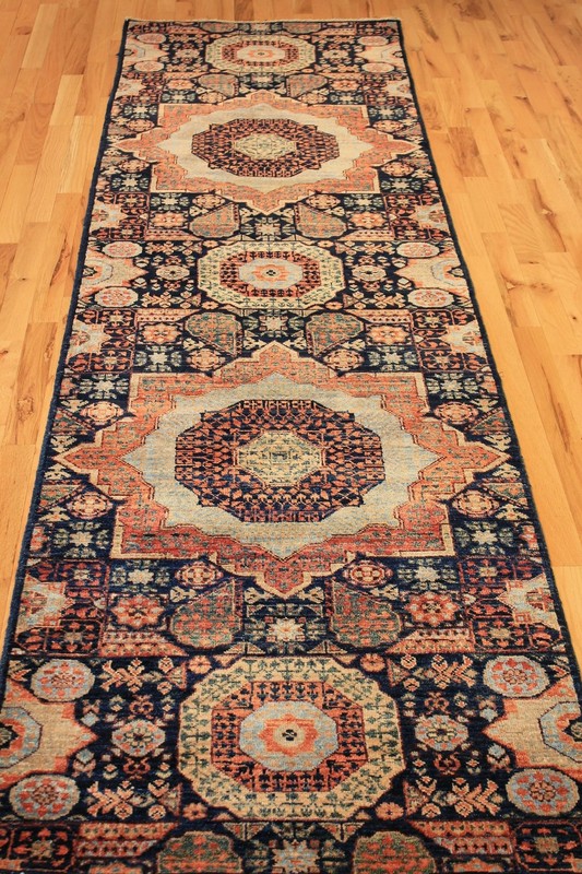 Hand-knotted Rug (Carpet) 2'6X9'8, Choeb Rang mint condition gallery