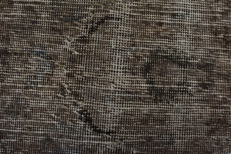 Vintage Anatolia 10′ x 12’8” Gray Distressed Wool Hand-Knotted Oriental Rug gallery